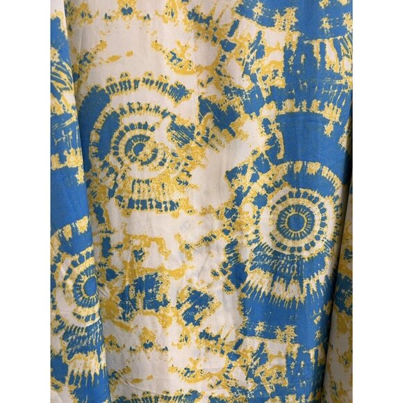 Gypsieblu Caftan Kaftan Maxi Long Boho  Dress -One Size  Kimono Slvs  V-Neck NWT - Picture 9 of 10